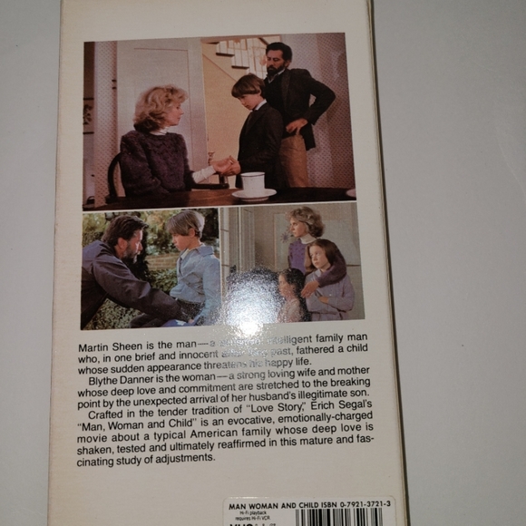 💥5 for 25💥 Man, Woman and Child VHS Movie Directed by Dick Richards - Picture 4 of 5